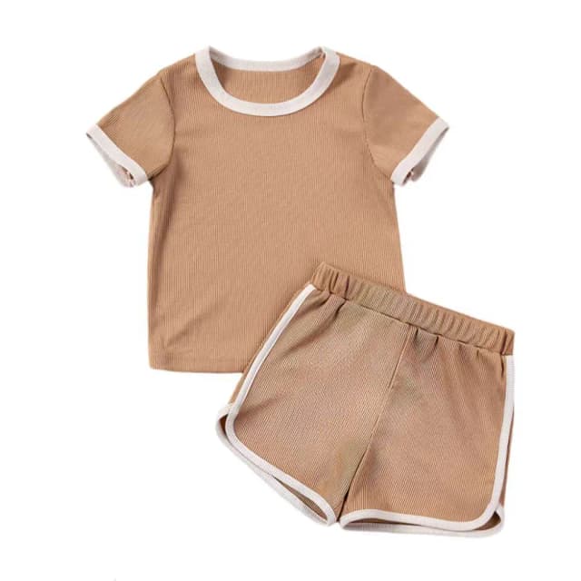 Luckeladybug Llc Baby Short Sleeve T-Shirt And Shorts Set https://luckeladybug.com/products/baby-sho