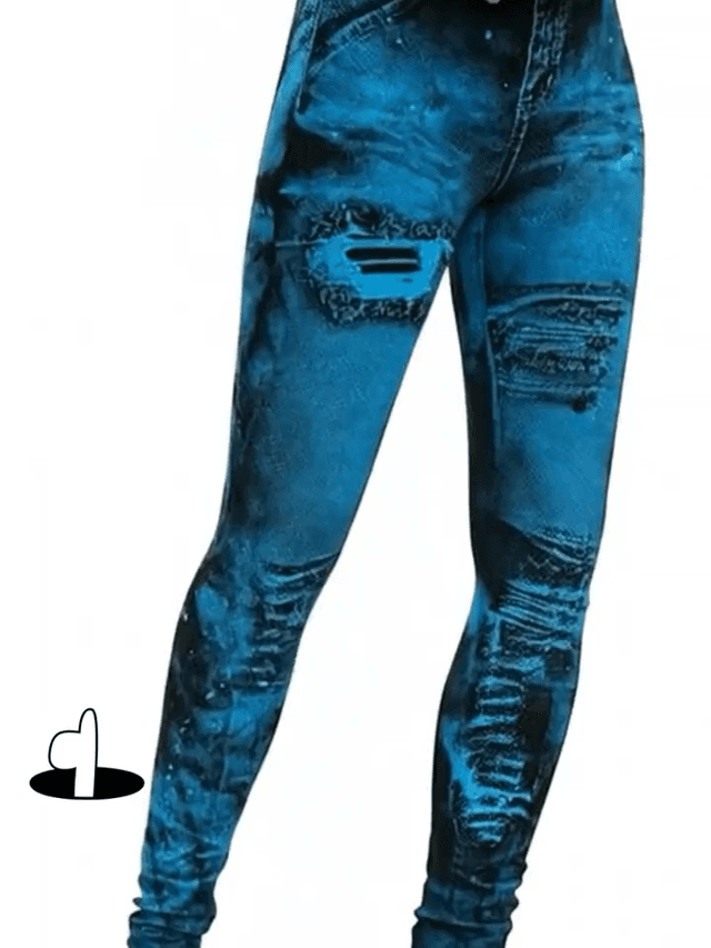 Womens Imitation Jeans Leggings#fashion #dress #clothing #trends #luckeladybug
