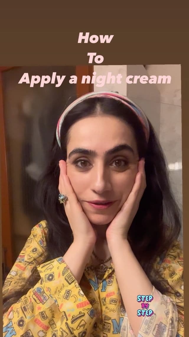 How do you apply a night cream?
On Damp skin. Dab and Pat it on. You can slap it on for optimal abso