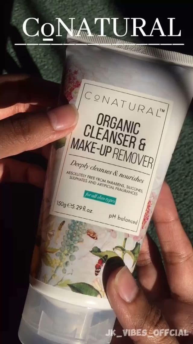 ðŸŒ¸ conatural Organic Cleanser & Makeup remover, free from parabens, slicones, Sulphates & Artifici