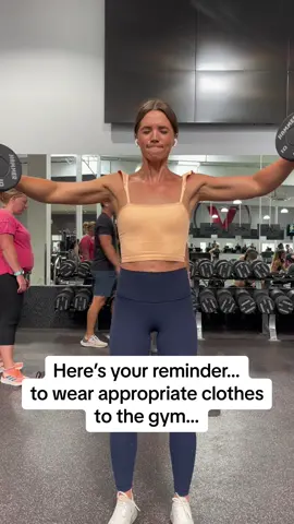 Not my worst gym clothing malfunction, but its the one caught on camera.  #shoulderworkout #gymhumor