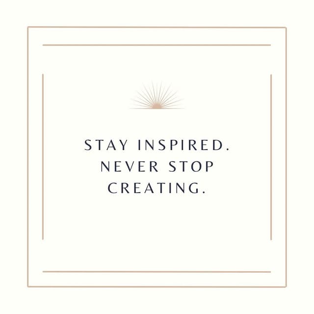 ☁️ When you stop creating, you stop growing! ☁️